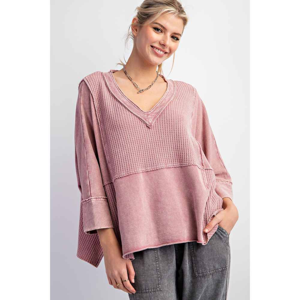 Worth The Wait Waffle Knit Top